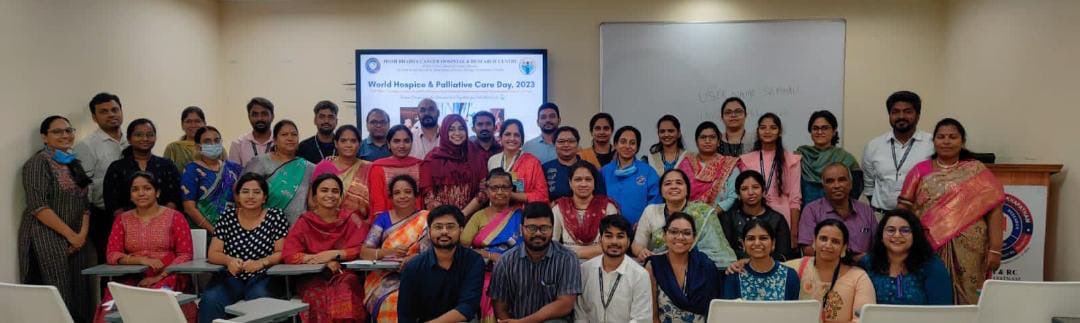 AlishaKarim07's tweet photo. Palliative Medicine team celebrated World Hospice and Palliative Care Day 2023 at HBCHRC, Visakhapatnam – 14th October 2023
The message of the day was that Courage to Care starts with one empathetic response…

@hbchrcECHO @HBCHRCVIZAG https://t.co/eyKLcs7jqL
