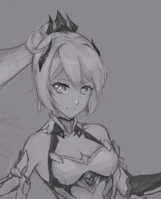 絵もぼちぼち進みました。色塗りで台無しにならんようにがんばる 