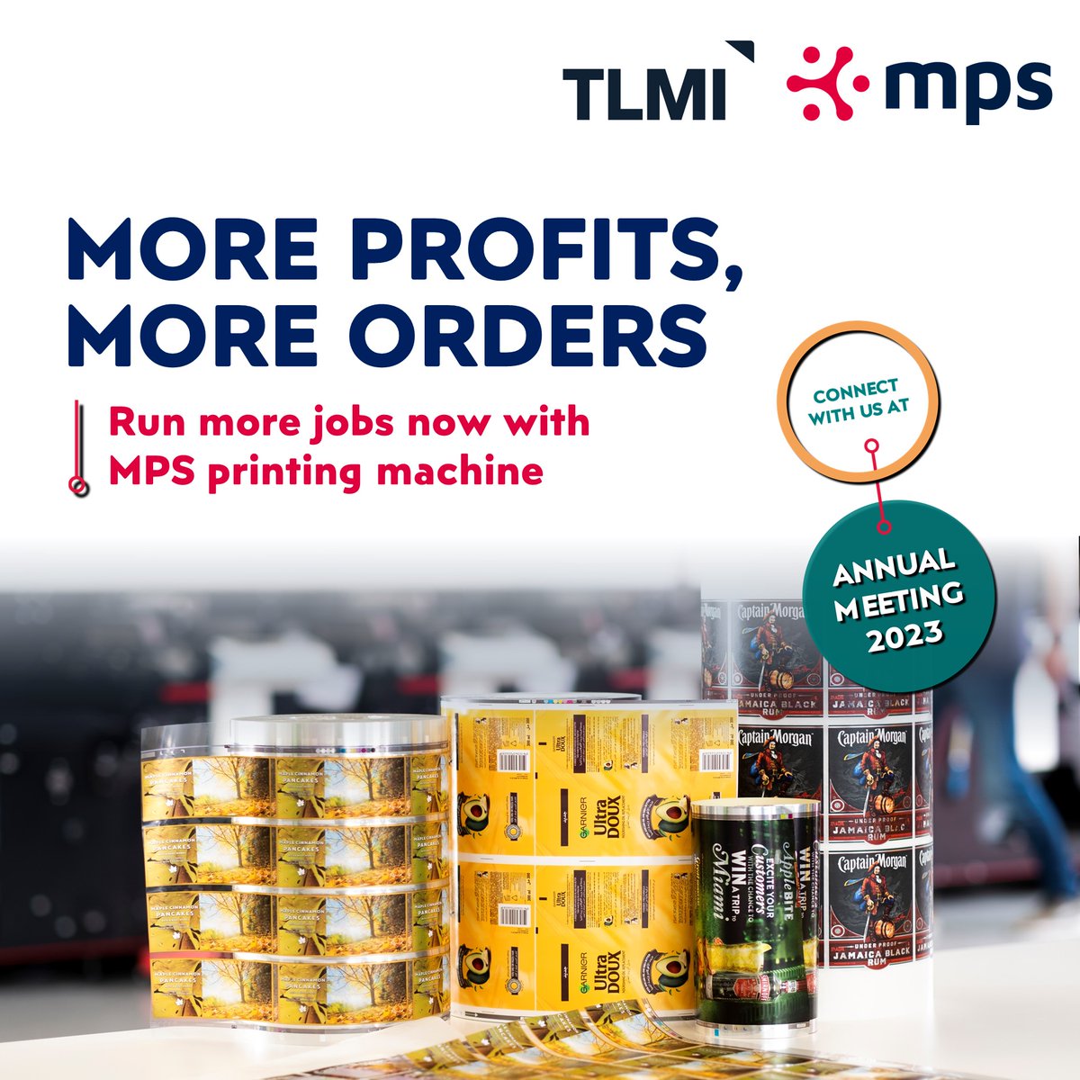 MPSSystemsbv's tweet photo. Unlock your full potential with MPS! We're your ticket to expanding your business effortlessly – accepting more orders, running more jobs, and raking in those profits! 💰💪

Let's dive into the details together at the TLMI event tomorrow.

#ConnecttoGrow https://t.co/X0Pk8SG9jc