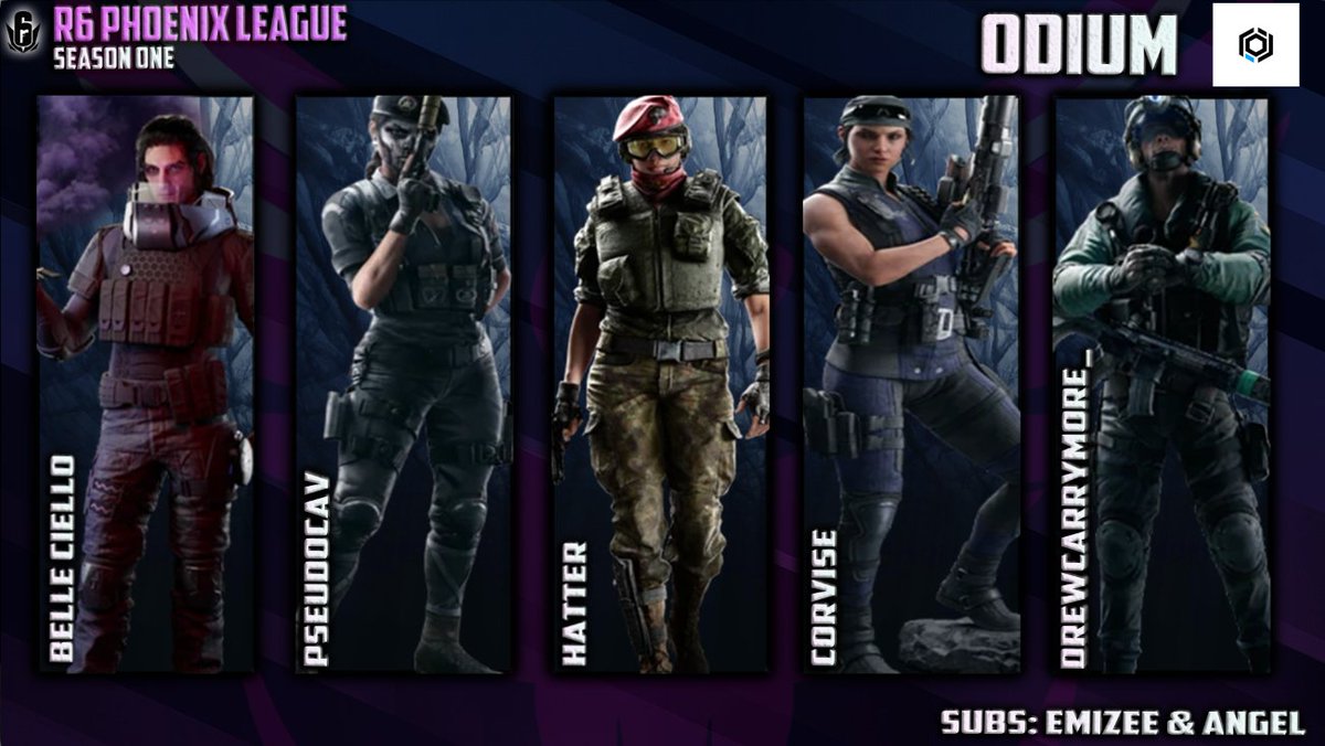 R6ANZ_Phoenix's tweet image. Our 4th and final team is equipt with grenades &amp;amp; flashbangs for season 1 of @R6ANZ_Phoenix! Please welcome, @ODIUMOCE!

#OdiumOnThePodium | #PhoenixLeague