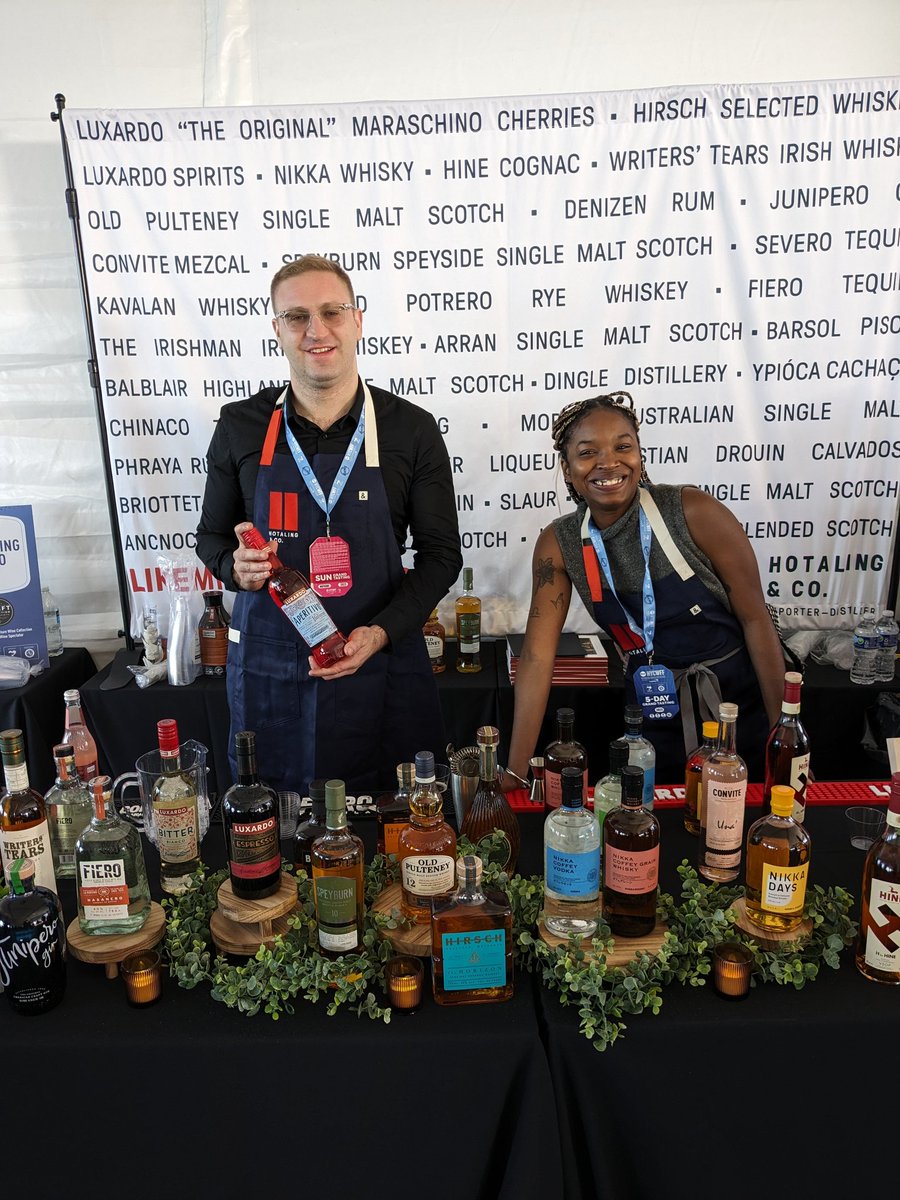 Poured a variety of spirits and liqueurs from the <a href="/hotalingandco/">Hotaling & Co.</a> portfolio at <a href="/NYCWFF/">NYC Wine & Food Festival</a> yesterday. Thanks for the gig <a href="/BoweryCollect/">Bowery Collective</a>! I'm back at it today. #BrandAmbassador #Autumn #Drinks #Fall #Work