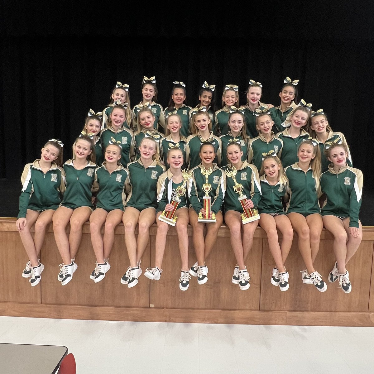 eversolecheer's tweet photo. Heading back to THE NEST with a clean sweep of our second competition of the season. 🧹
Tumble team: 1st place 🥇
Stunt team: 1st place 🥇 
Non tumble team: 1st place 🥇 
Best choreography award
Stunt team : OVERALL GRAND CHAMPIONS! 🏆 https://t.co/CdtFSdbi51