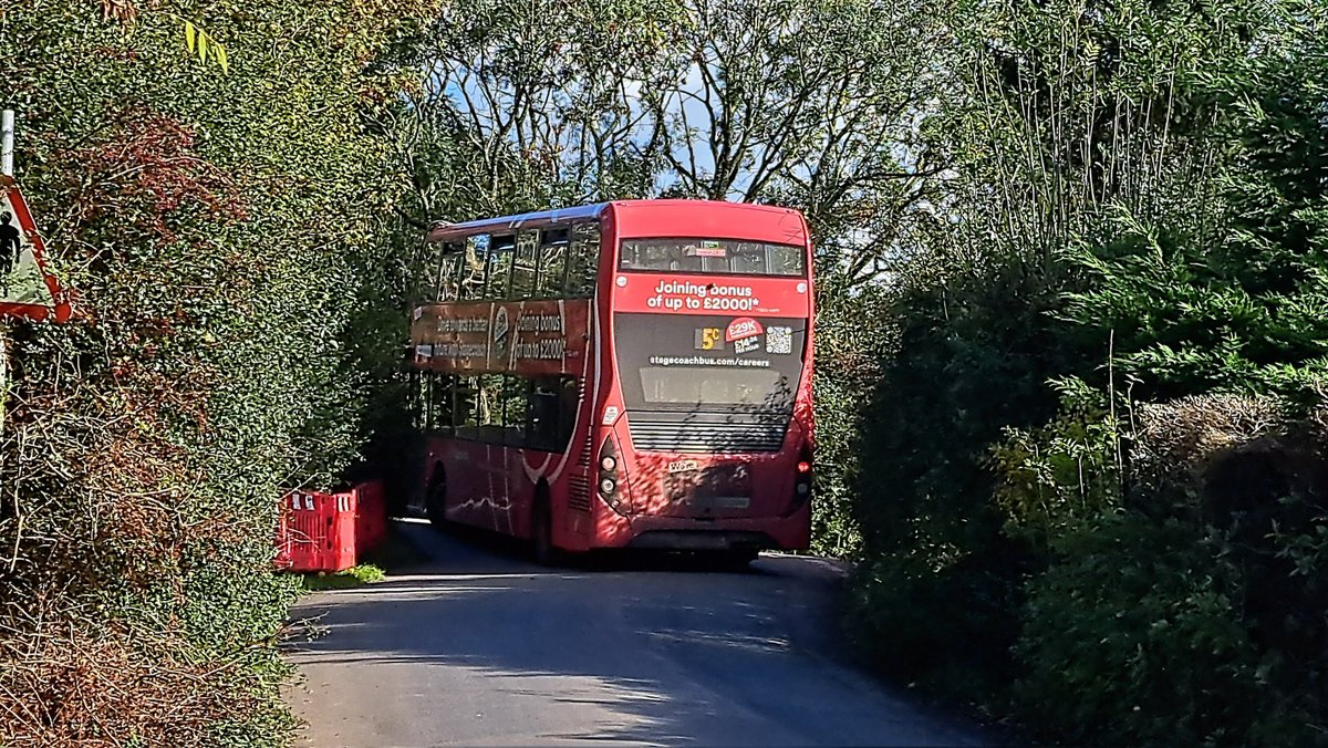 Another bus journey, this time on the 5C from Exeter towards Chulmleigh.

The bus routes in this part of Devon have some very nice scenery, possibly better than the train on the Barnstaple line which runs a similar route.