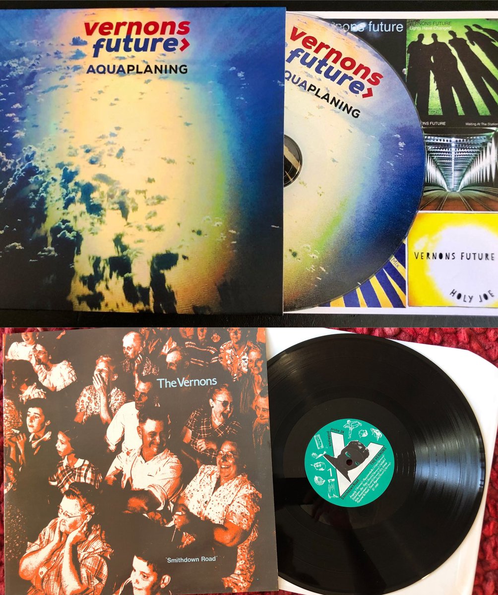 VernonsThe's tweet photo. Did you know that it’s #NationalAlbumDay today? (We bet you did, cos we know you’re cool like that😊)…
Anyway over on our Bandcamp page we got 2 of ‘em - debut vinyl Smithdown Road on #ProbePlus, and our latest Aquaplaning on CD, both at bargain prices😘
https://t.co/dWS1kNUkZp https://t.co/jUrzbr7HKS