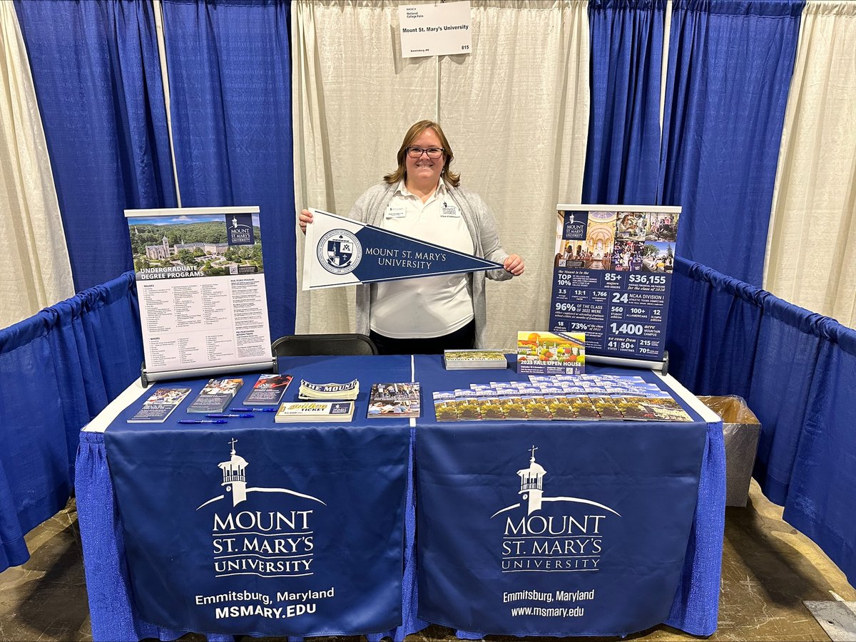 For all of you prospective students in the Philadelphia area, stop by the Pennsylvania Convention Center in Philadelphia for todays NACAC fair!

Our admissions counselor, Molly Kennedy, will be there to give you more information about all the great things the Mount has to offer!