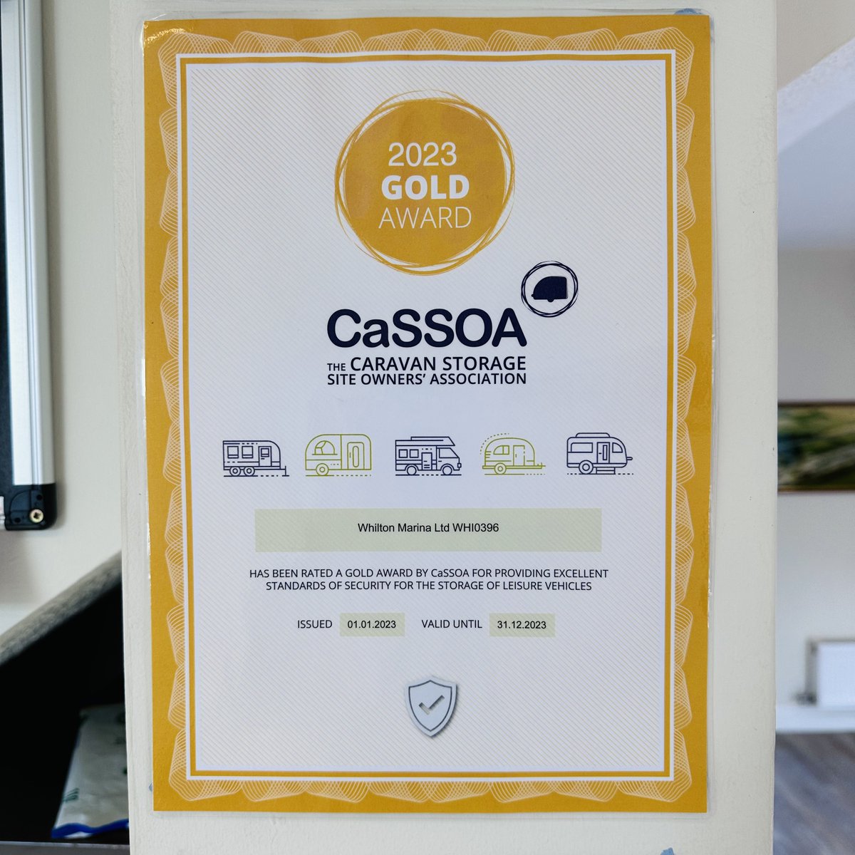 whiltonmarina's tweet photo. Our caravan storage is rated CaSSOA Gold!
Although we are full for larger caravans, we do have plenty of space if your caravan or motorhome is below 21ft.
Give us a call on 01327 842577 if you would like to reserve a space.

#CaravanStorage #CaSSOAGold #CaSSOAGoldCaravanStorage https://t.co/3NBJxwoAkM
