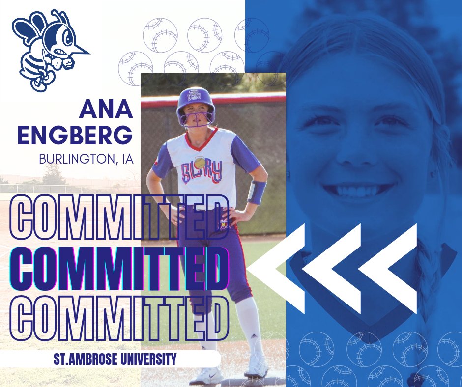 TXGloryIAQC's tweet photo. Soutout to Anna Engberg on her verbal commitment to play softball with her sister at St.Ambrose University! https://t.co/RhYag6tej1