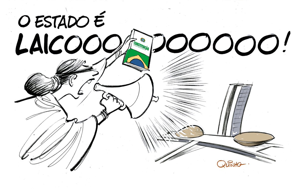 QuinhoCartum's tweet photo. Importante lembrar que a bíblia é apenas uma compilação de códigos escritos há quase 3 mil anos e não fundamenta a nossa constituição. 
Não podemos permitir de forma alguma que qualquer segmento religioso seja usado para determinar legalmente a limitação dos nossos direitos. https://t.co/WrxnKOk5sQ