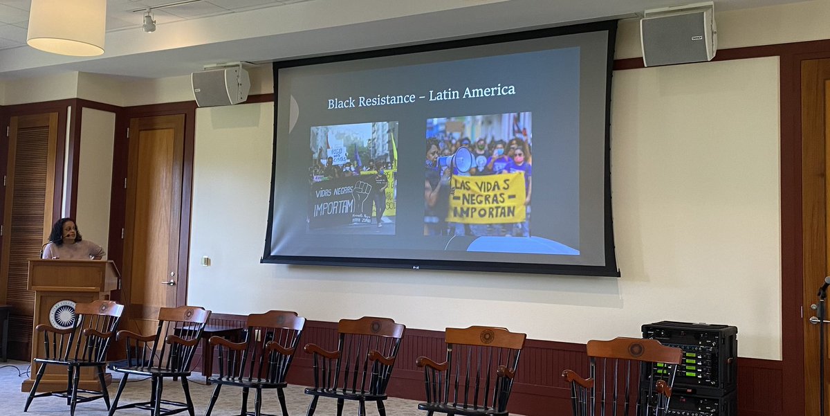 Dr. Danielle @ProfClealand from @UTAustin at the Latin American Studies Symposium @ColbyCollege