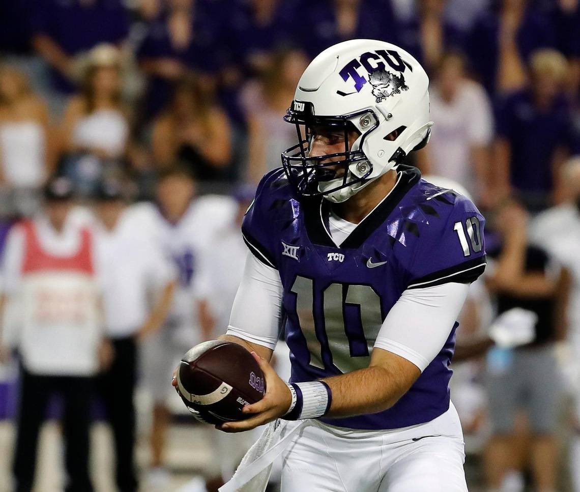 justinaholland's tweet photo. The best of luck to Heath, Texas’ own Josh Hoover as he gets his debut CFB start for @TCUFootball today vs. @BYUfootball. We are proud of you HOOV! #GoHawks @rockwallschools https://t.co/DaTytesqCj