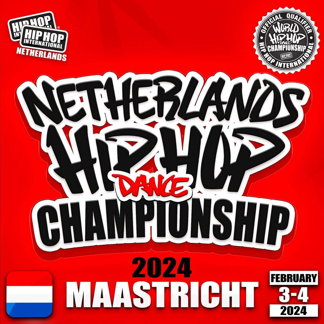 HHINetherlands's tweet photo. 🚨 Still Time To Register 
•
2024 Netherlands Hip Hop Dance Championship.
February 3-4, 2024 | Maastricht
•
Saturday | Open Crew Competition
•
Sunday | Qualifiers Worlds '24
•
@OfficialHHI https://t.co/Nra3Hb6Drd