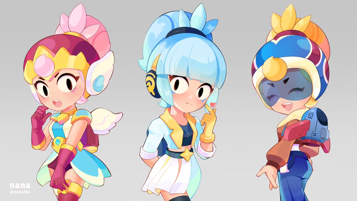 🩷💙🧡#BrawlStars #ブロスタ