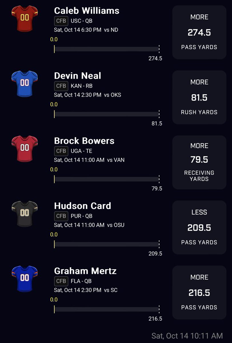 TickerPicks is BACK ‼️‼️. Starting the return hungrier than before 😈. 

First slip is a CFB 5 slip with the Caleb Williams discount. Like if tailing and stay tuned for more slips everyday 😎