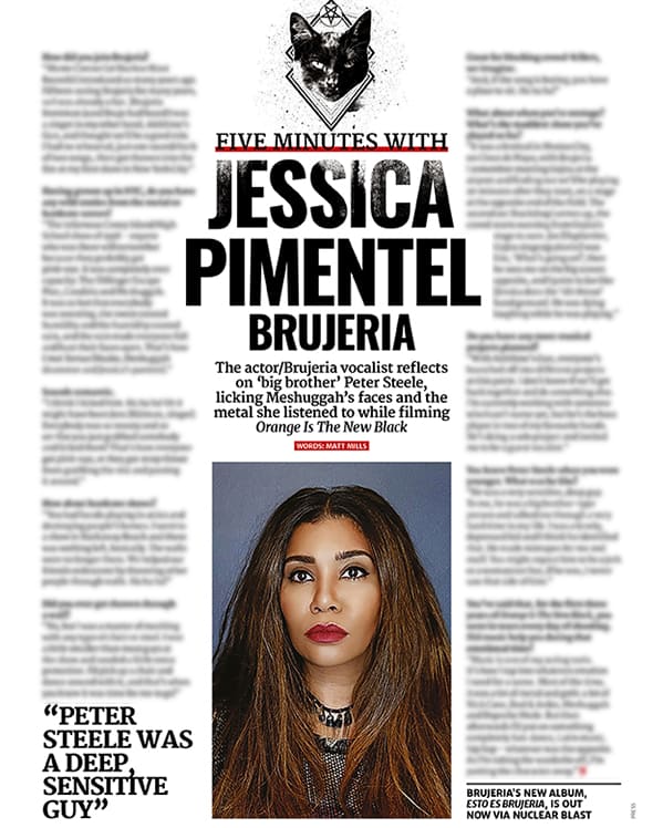 Jessica Pimentel (@thecrusher007) on Twitter photo What was supposed to be a 5-minute chat about what I'm doing now turned into an hour reminisce fest about everything from back in the day as well! What a great time I had with <a href="/MetalHammer/">Metal Hammer</a> !! Check out the new spooky Halloween edition here:
bit.ly/buyhammer What was supposed to be a 5-minute chat about what I'm doing now turned into an hour reminisce fest about everything from back in the day as well! What a great time I had with <a href="/MetalHammer/">Metal Hammer</a> !! Check out the new spooky Halloween edition here:
bit.ly/buyhammer