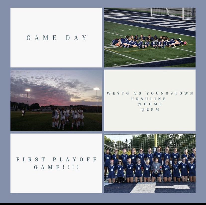 HOME! Play off round one will be held at 2 Vs Youngstown Ursuline Irish! Hope to see you there!