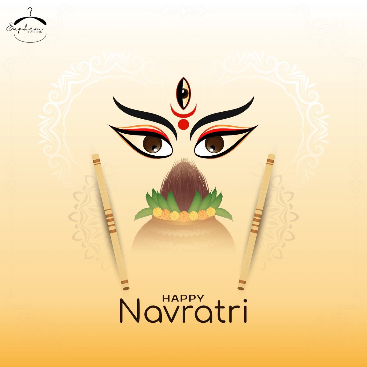 EuphemFashion's tweet photo. Wishing away darkness and welcoming the divine light of goodness this Navratri. A very Happy Navratri from @euphemfashion , may your future be bright and filled with happiness.🌟
#NavratriBlessings #GoodnessPrevails #navratri #EuphemFashion #clothingbrand https://t.co/TeVfqqjjsc