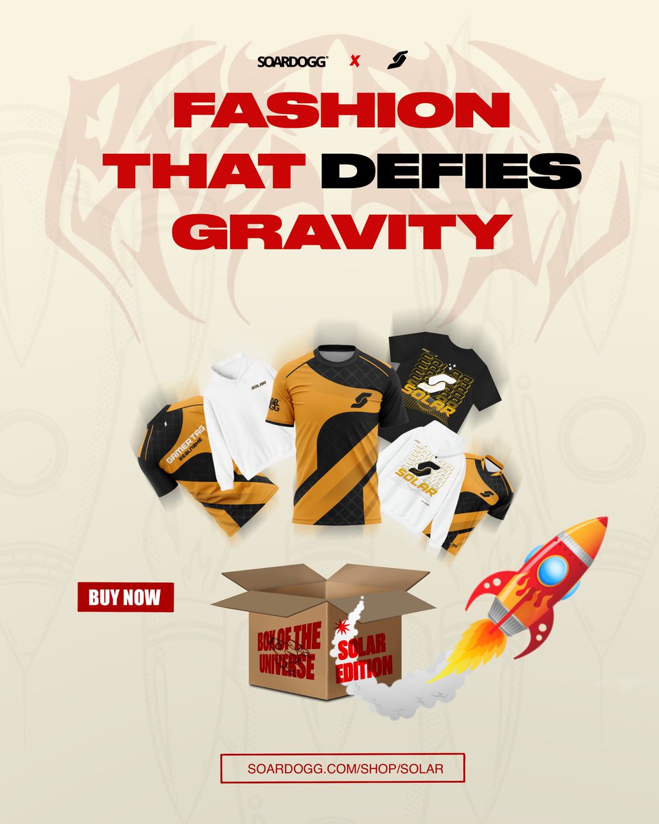 Official Solar Merch👕

OUT NOW 🚀

Link in replies👇#SolarStore