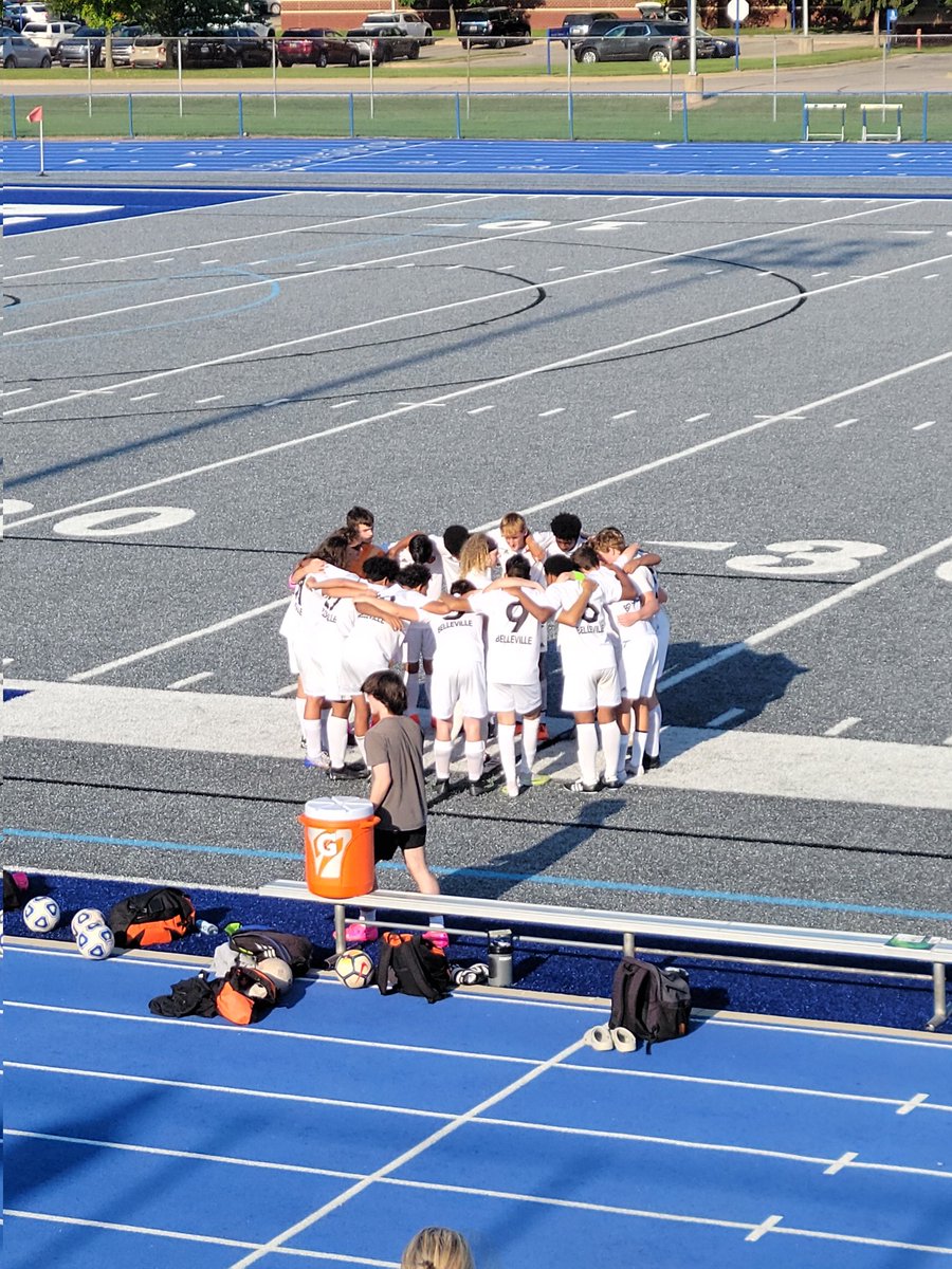 Cam hyping up Belleville Varsity Soccer