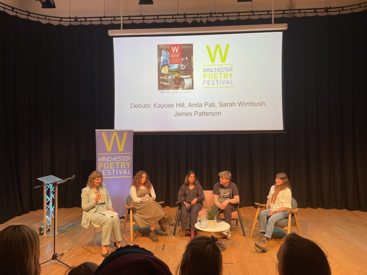 So far today I’ve explored @MissLizBerry’s ‘Bird’ under the guidance of @SarahWimbush, learned a little Makaton, and heard the works of @kayceepoet, @patiani, @JCPattz & @SarahWimbush in the Debuts Showcase. Wonderful stuff - more to come! @WinPoetryFest #WPF23 @ArcWinchester