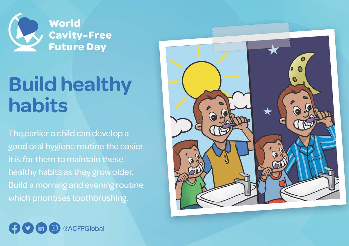 theCDHA's tweet photo. Today is World Cavity Free Future Day #WCFFDay (an initiative of The Alliance for a Cavity-Free Future). This year's theme highlights how important toothbrushing is throughout the life course. Visit https://t.co/6PDFL0NjaE to learn more & download some great digital resources. https://t.co/nLUvthLS58