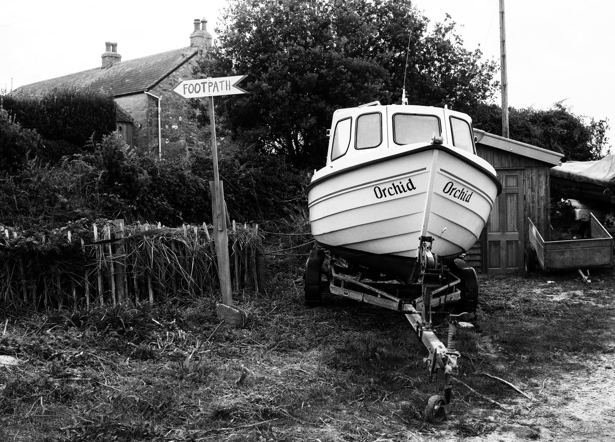 The Orchid, St Mary's, Isles of Scilly  #bnw #bnwphotography #blackandwhite #blackandwhitephotography #monochrome #scilly #islesofscilly #boat