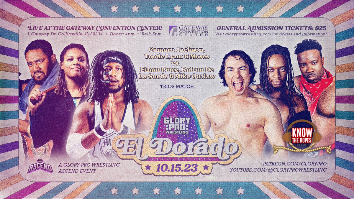 TheReal_MOutlaw's tweet photo. Big Glory Pro show tomorrow in Collinsville. 6 person tag against some old friends and recent enemies. https://t.co/Qq3IncoXPo