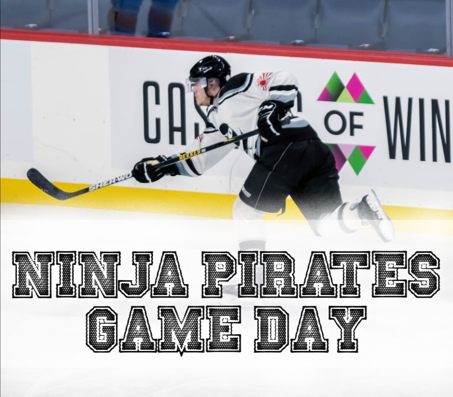 _NinjaPirates_'s tweet photo. It's @Casinosofwpg #gameday, apparently, and as usual, the boys will be looking for some puck luck in an afternoon tilt with IOPA. A rematch of the 3-2 opening day win for the Ninja Pirates, we'll expect an opponent hungry for revenge! See you at the rink! #beerleague https://t.co/gqU5S1qBns