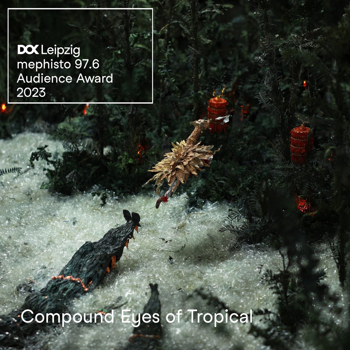 The @mephisto976 Award went to the short animated film “Compound Eyes of Tropical” by Zhang Xu Zhan. A beauty!