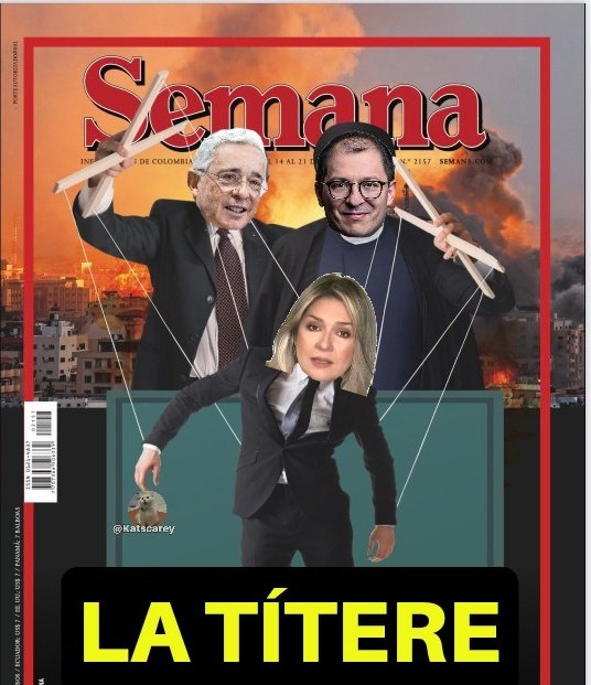 Por favor, no compartir la portada de <a href="/RevistaSemana/">Revista Semana</a> esto podría afectar la imagen de <a href="/VickyDavilaH/">Vicky Dávila</a> 

Repito: NO COMPARTIR!