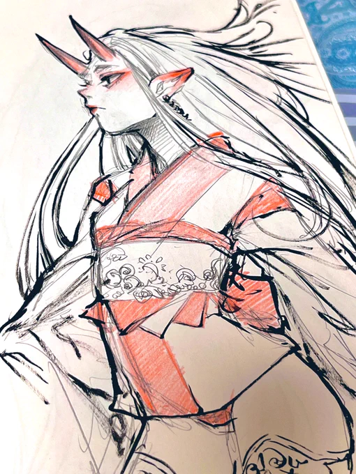 落書き帳見返すの楽しい〜デジタルも良いけれど、アナログもまた良い 