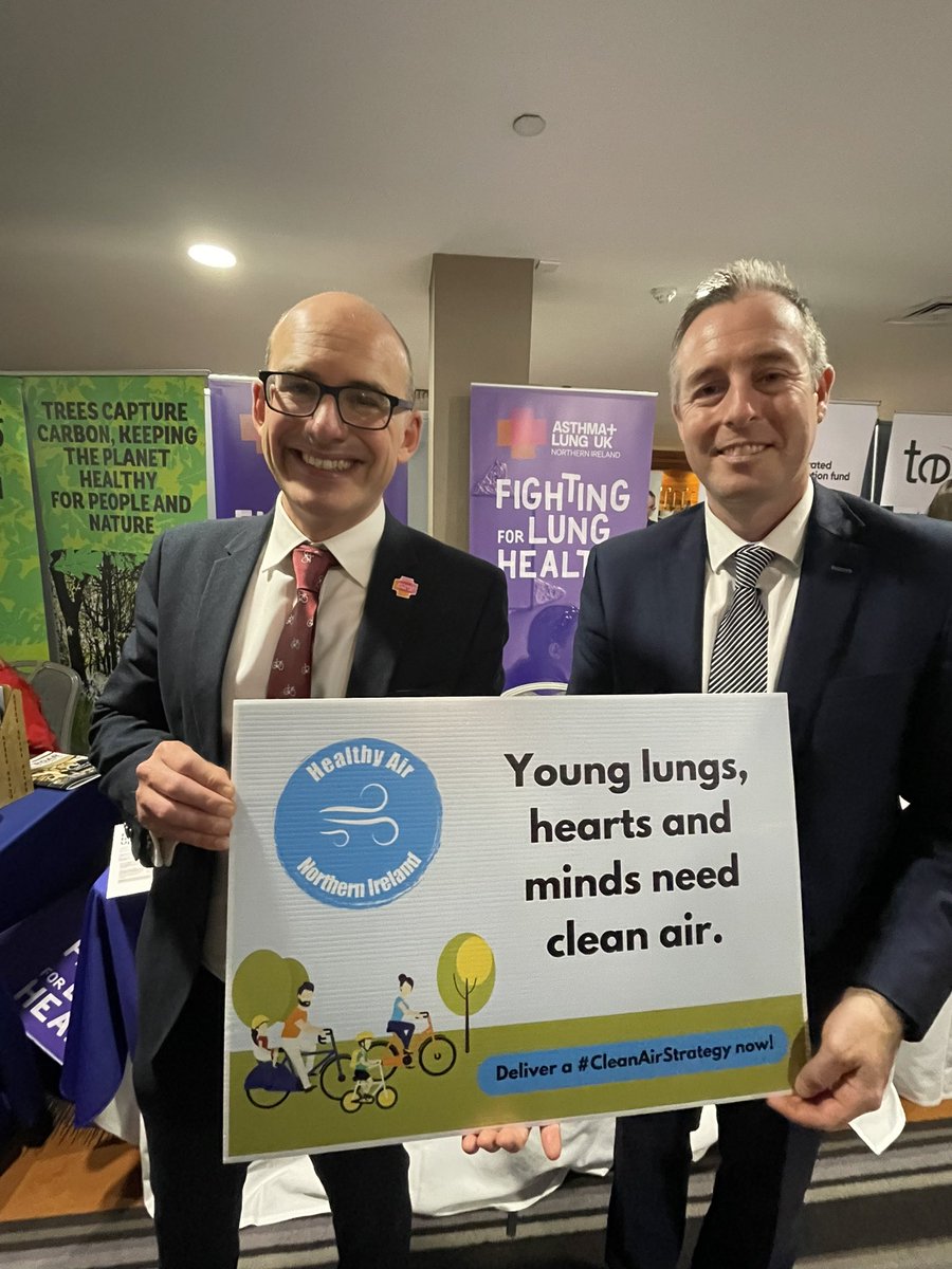 healthyairni's tweet photo. Thank you to Carla Lockhart MP, Stephen Dunne MLA, Paul Givan MLA &amp; Gordon Lyons MLA for supporting the need for a #CleanAirStrategy for Northern Ireland https://t.co/g5kVlvyQyT