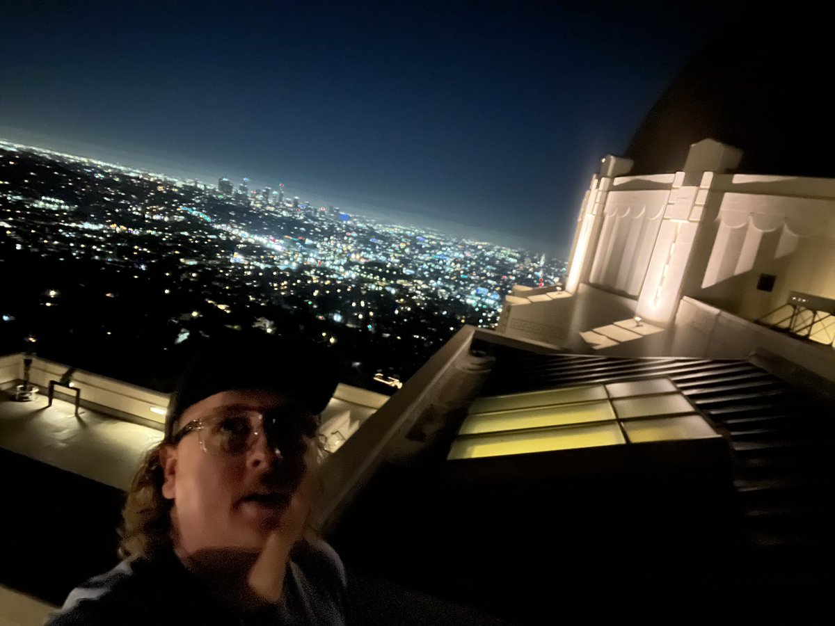 jaredhead's tweet photo. Helping out at @GriffithObserv for the livestream of the partial solar eclipse right now! Watch it live here: https://t.co/4E61ESzF2s https://t.co/sPv9n2grQK