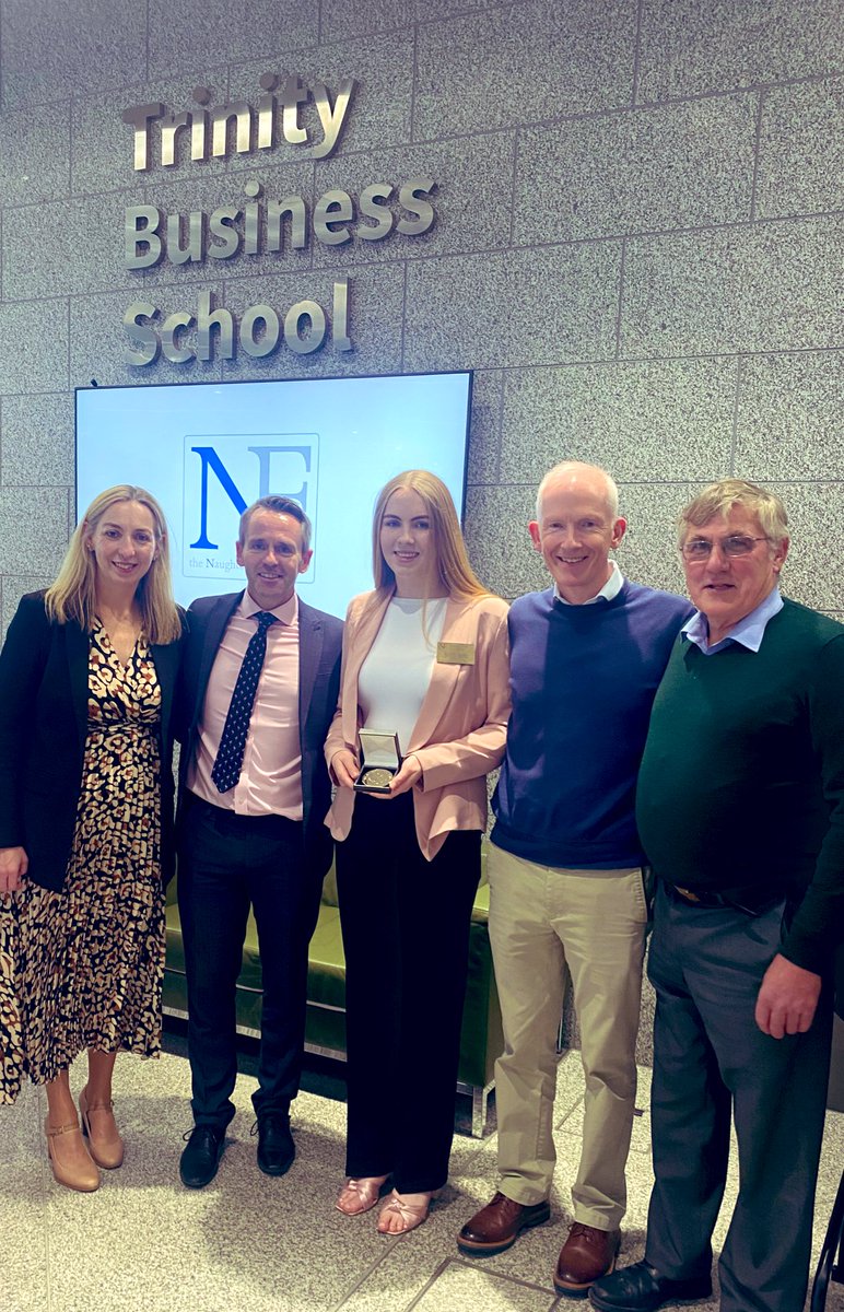 KtcsPrincipal's tweet photo. Well done to Aisling Reilly on receiving the Naughton Scholarship Award at Trinity University College today. @NaughtonFound @tcddublin The scholarship is to exceptional students who continue to 3rd level focusing in the STEM sector. @accsirl @KANDLEi @STEMEduc @Education_Ire 👏👏 https://t.co/gE0zI7Ia0j