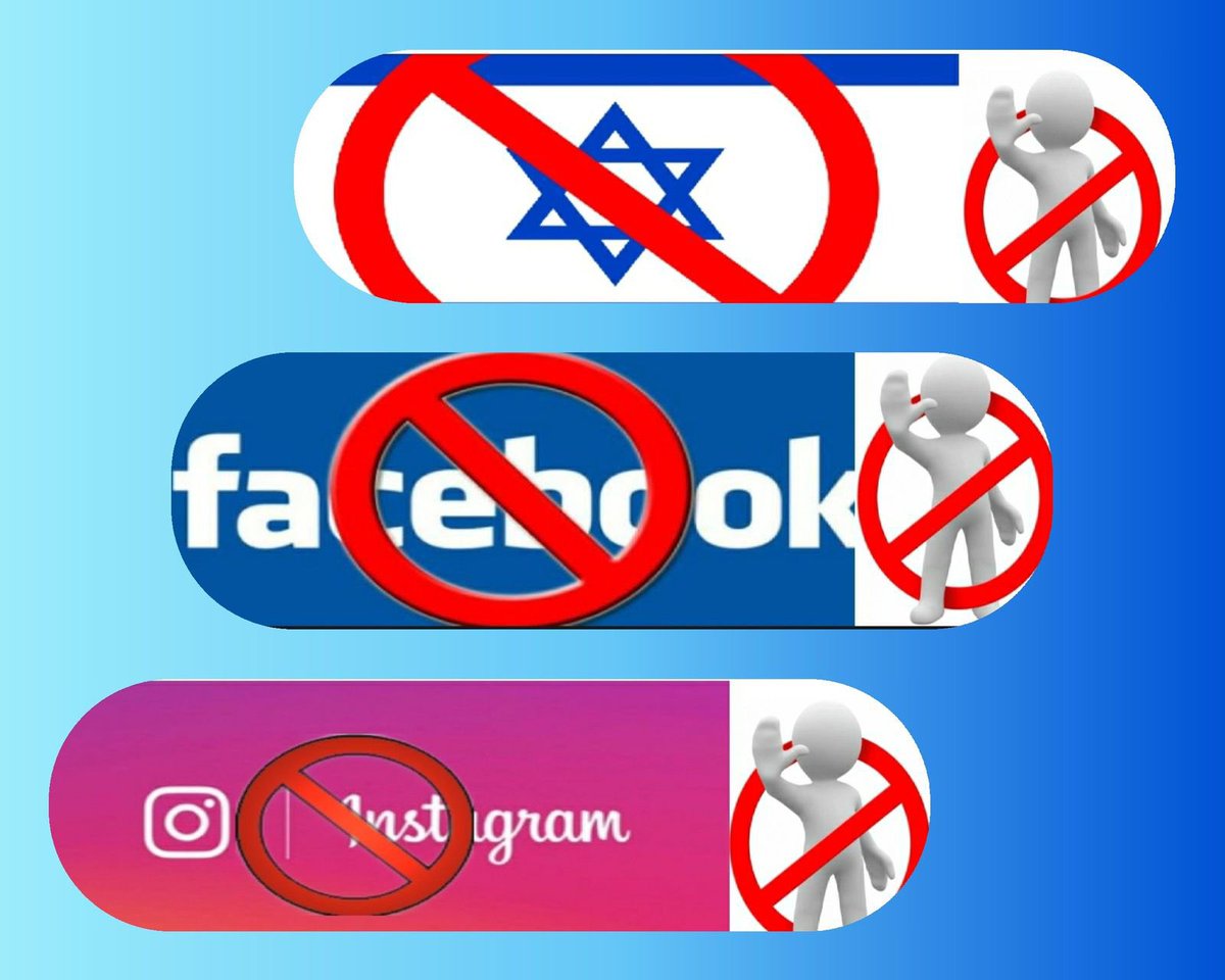 anesmansory's tweet photo. In every Israeli aggression against Gaza, the “Meta” platform (Facebook and Instagram) supports Israeli terrorism against civilians in Gaza.
Meta deleted and blocked hundreds of accounts interested in Palestinian affairs!
Therefore, we call on all activists to
1- Launching campaigns to boycott meta applications
2- Rate them with only one ☆. #Gazagenocide
#Meta_Boycott
#Boycott_Facebook
We thank Musk @elonmusk
@ElonMuskAOC