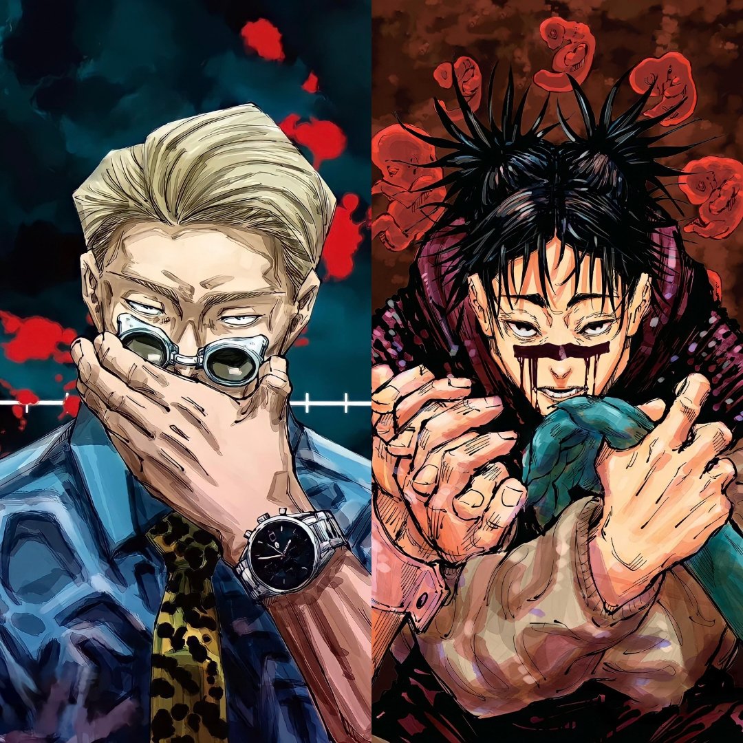 AnimexTwts's tweet photo. Jujutsu Kaisen fans, who's winning this fight? https://t.co/yZFbOFiicM