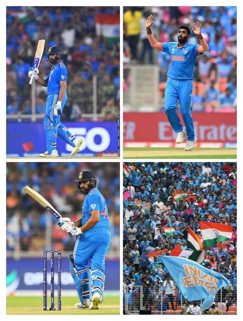 विजयी भारत, अजेय भारत, विश्व विजयी भारत!🇮🇳 भारतीय क्रिकेट टीम ने #WorldCup2023 में पाकिस्तान को हराकर वर्ल्डकप विश्व कप में अपने सफर की शानदार जीत दर्ज की है। सभी देशवासियों को बधाई!
