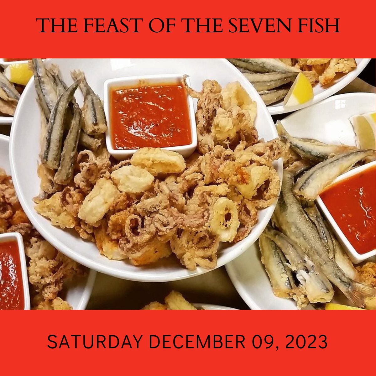 spiaggettaSH's tweet photo. Since 2013, we have been hosting this special evening filled with delectable cuisine and wonderful company. Join us for a multi-course feast featuring a variety of Italian delicacies, including Baccala, Calamari, Branzino, and more. 
More info on https://t.co/ZePElg4Bsz. https://t.co/kKZdWnehzn