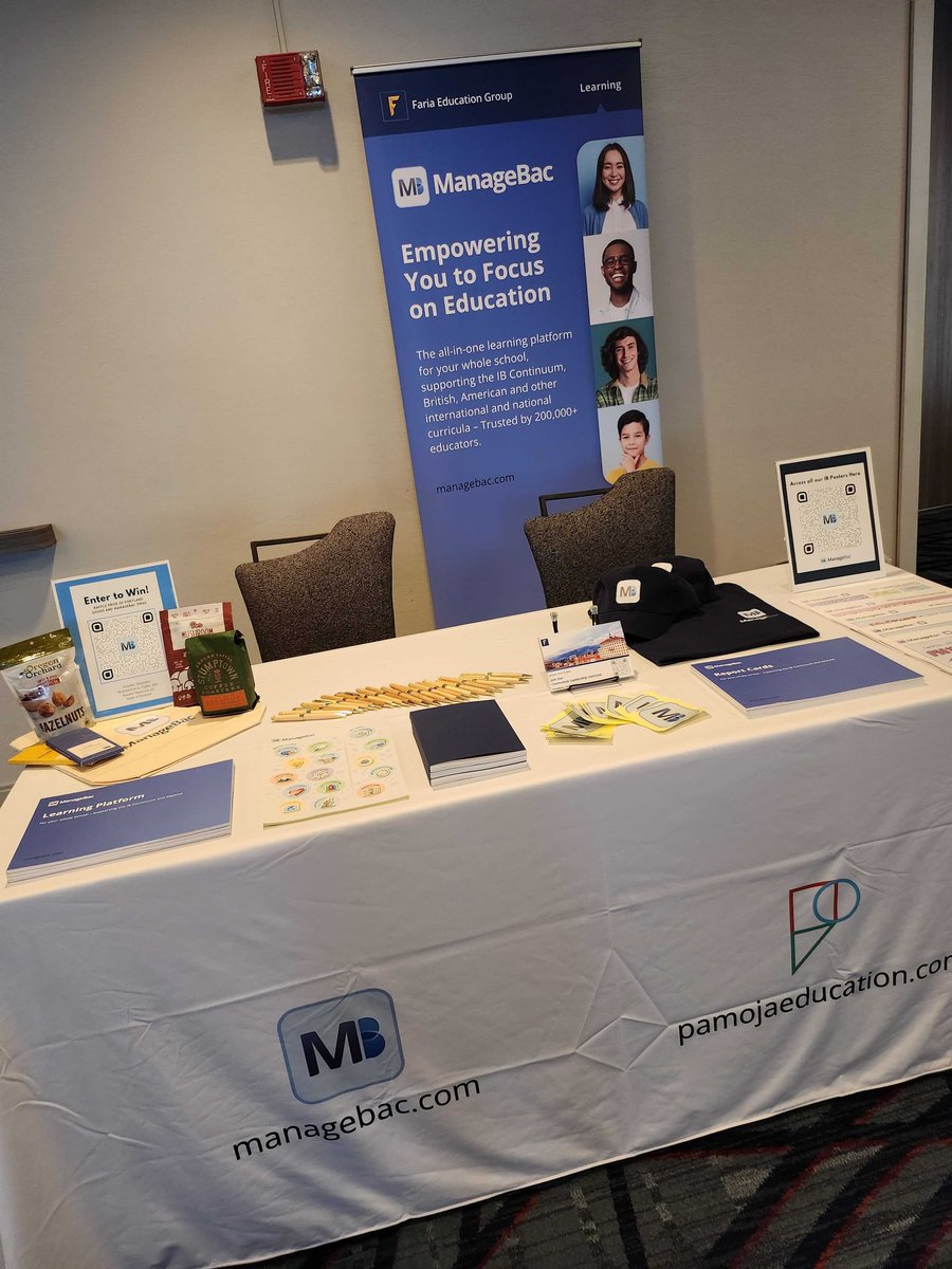 managebac's tweet photo. The LAX Marriott is buzzing with energy this morning at IB Regional LA #IBPD! Stop by the ManageBac table to say hi, pick up some fun swag, and enter to win delicious Oregon goodies. It's going to be a great weekend! #ManageBac #edtech https://t.co/bkGhSTl5St