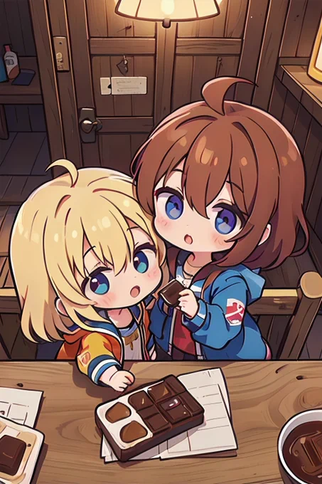 一緒にお菓子作り