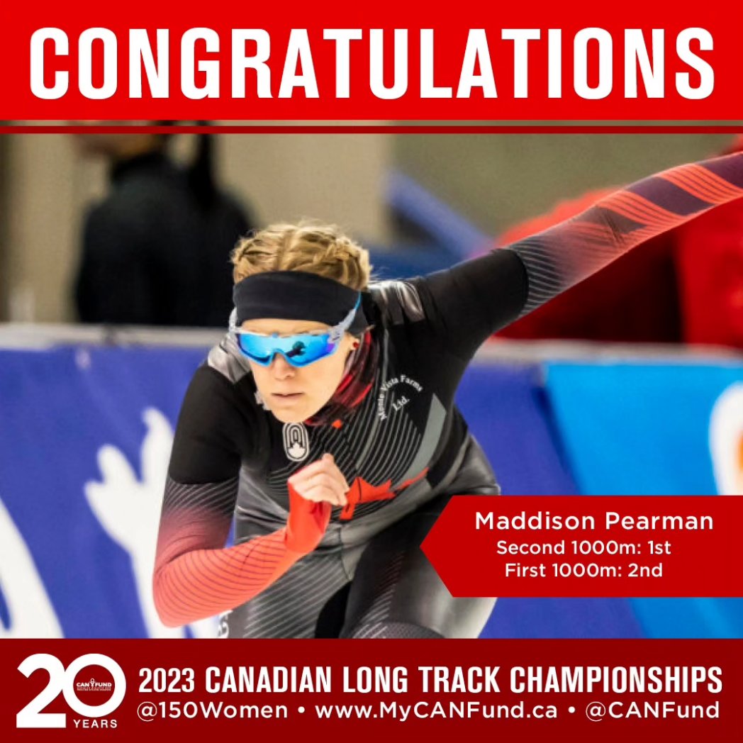 150women's tweet photo. - Maddison Pearman
- Brooklyn McDougall

We have a rich legacy in speed skating, having supported 94% of the long track speed skaters at Beijing 2022. Because of your donations we are able to give athletes the tools they need to perform at their best. 
 https://t.co/nnGGWyEQp2 https://t.co/4T8EcITBYu