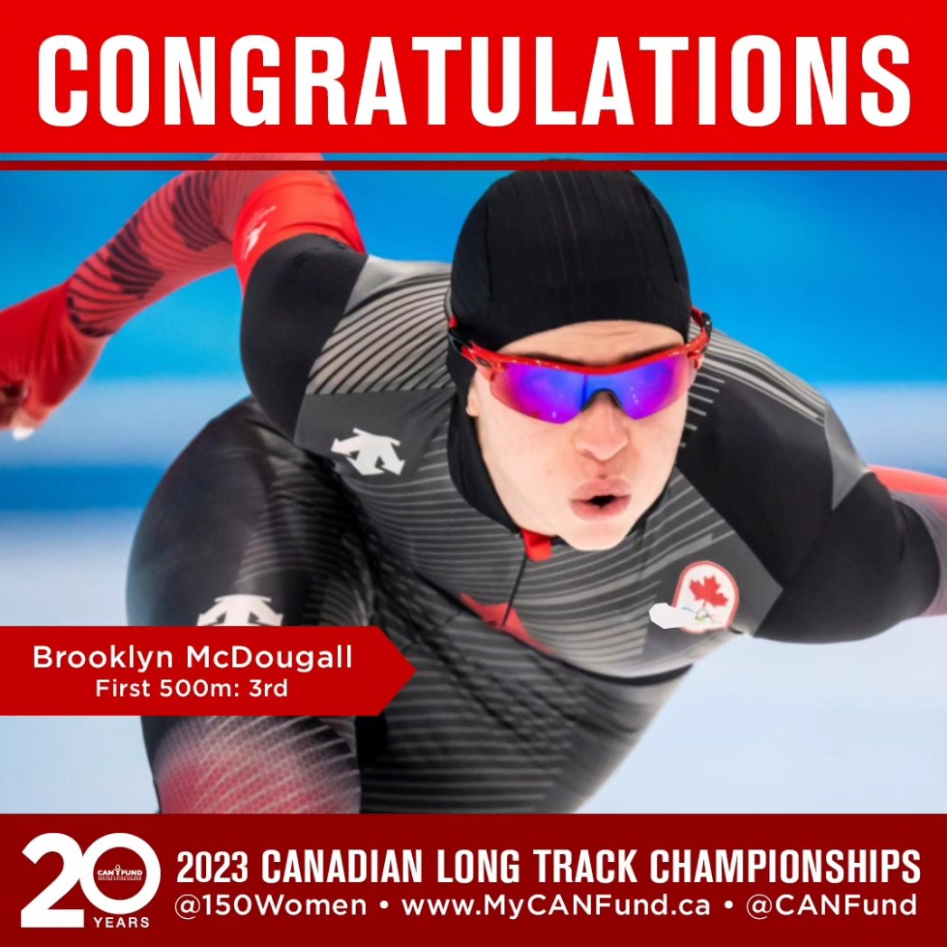 150women's tweet photo. - Maddison Pearman
- Brooklyn McDougall

We have a rich legacy in speed skating, having supported 94% of the long track speed skaters at Beijing 2022. Because of your donations we are able to give athletes the tools they need to perform at their best. 
 https://t.co/nnGGWyEQp2 https://t.co/4T8EcITBYu