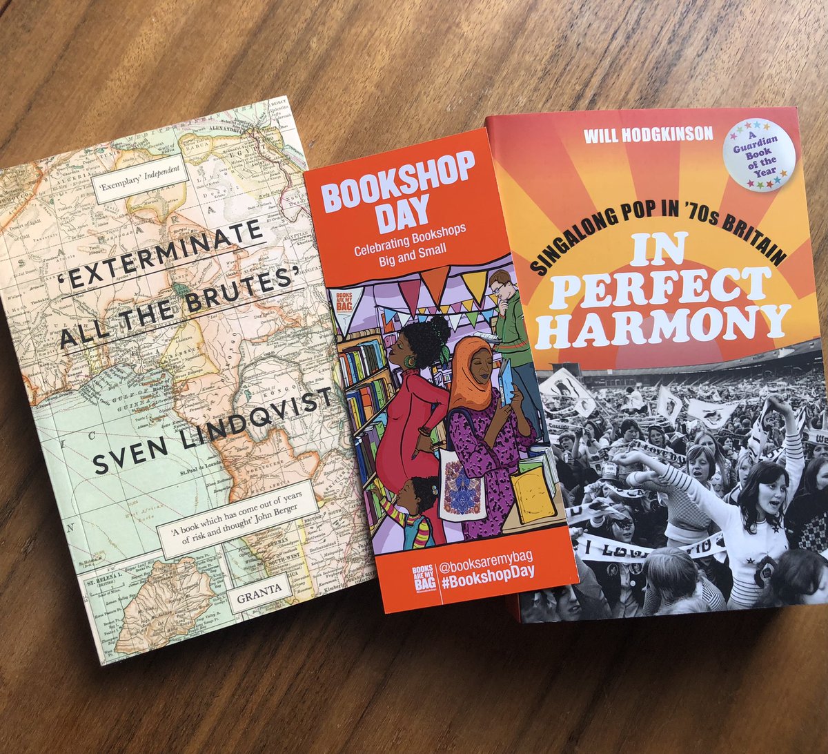For #BookshopDay I took a trip to the brilliant <a href="/PortyBooks/">The Portobello Bookshop</a> (and spotted two of my books) and <a href="/argonaut_books/">Argonaut Books Isn’t On This Platform Anymore</a>, buying a few things along the way. Long live local bookshops, visit one this weekend if you get a chance. 📚📚