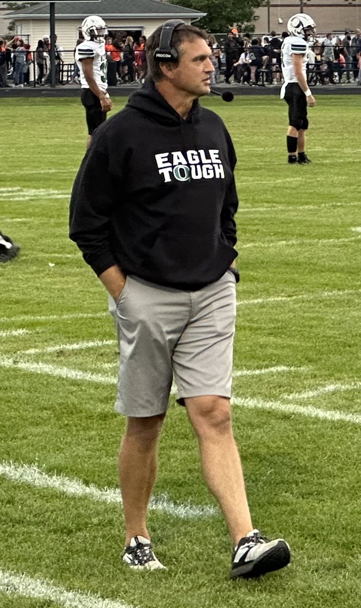 Couldn’t be more proud of this guy! Despite more adversity this 🏈 season than most coaches experience in a career, <a href="/priddyg1733/">Gabe Priddy</a> has provided incredible leadership for our student-athletes — and the efforts were rewarded last night with a “confirming” win at Lansing Catholic.