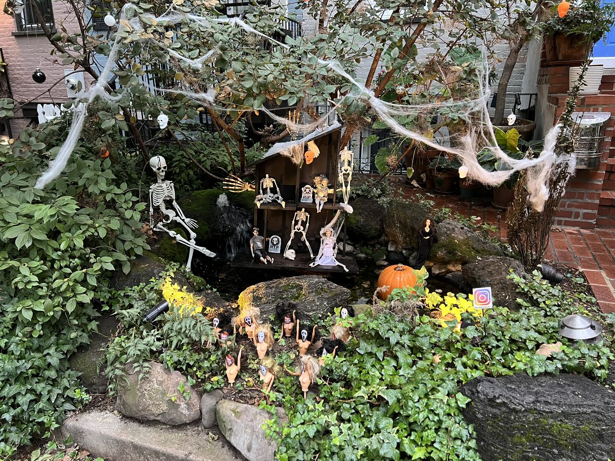 albertblog's tweet photo. Happy Weekend ☔️🎃 #barbiepond #WashingtonDC https://t.co/B3z8u76e9V