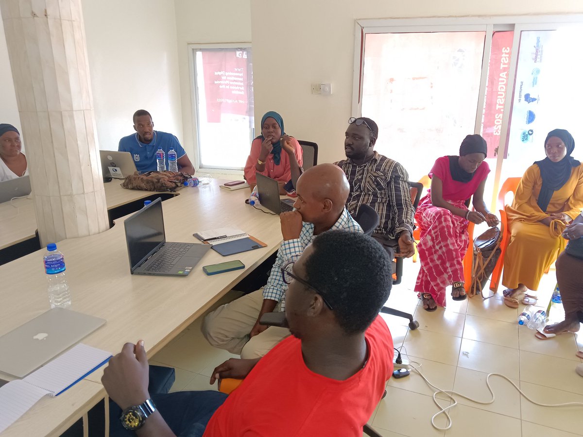 CyberGambia's tweet photo. The Gambia Cyber Security Alliance  having an induction workshop for its Regional Focal Persons representing GCSA in all the regions in the Gambia to implement and coordinate its initiatives at the regional level. https://t.co/nPRG8NtG7E