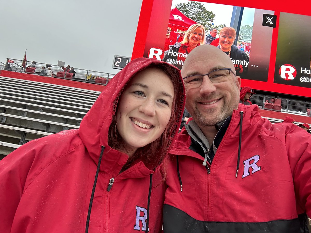 rysock's tweet photo. My first Scarlet Knights game! #chop #rutgers #parentsweekend https://t.co/So5UfDwyba