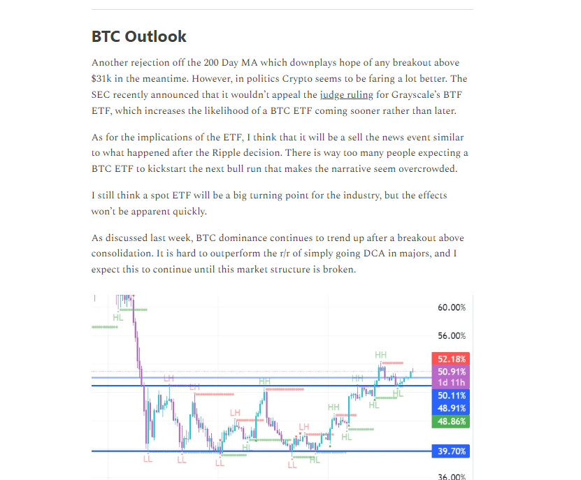 DeFiMinty's tweet photo. Issue #6 of Smart Money Insights is out!  

Free subscribers will be able to read the first portion on BTC, what I think about the ETF, and more. 

Premium subscribers can read on about smart money movement, interesting pre-launch projects, and more.  

You can access free trials in my bio!