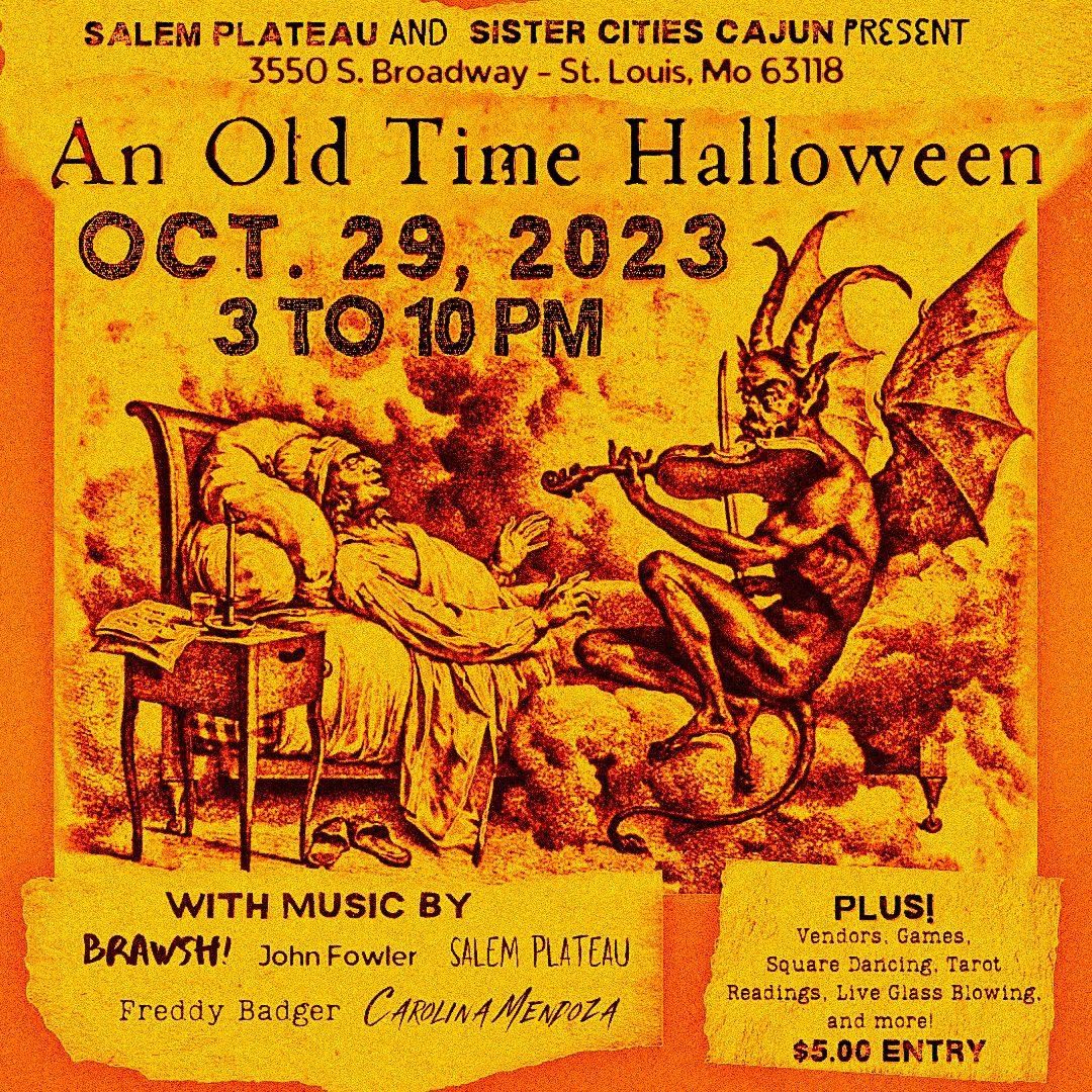 SisterCitiesSTL's tweet photo. Join us Oct 29 
In the Sister Cities Backyard
from 3-10pm! for an
Old Time Halloween festival!!!

Food! Music! Drink Specials! Local Vendors!
Entry only $5 !!!!!
Get your tickets @ https://t.co/5ebsCdj3m8 https://t.co/o3j4DEu7zn