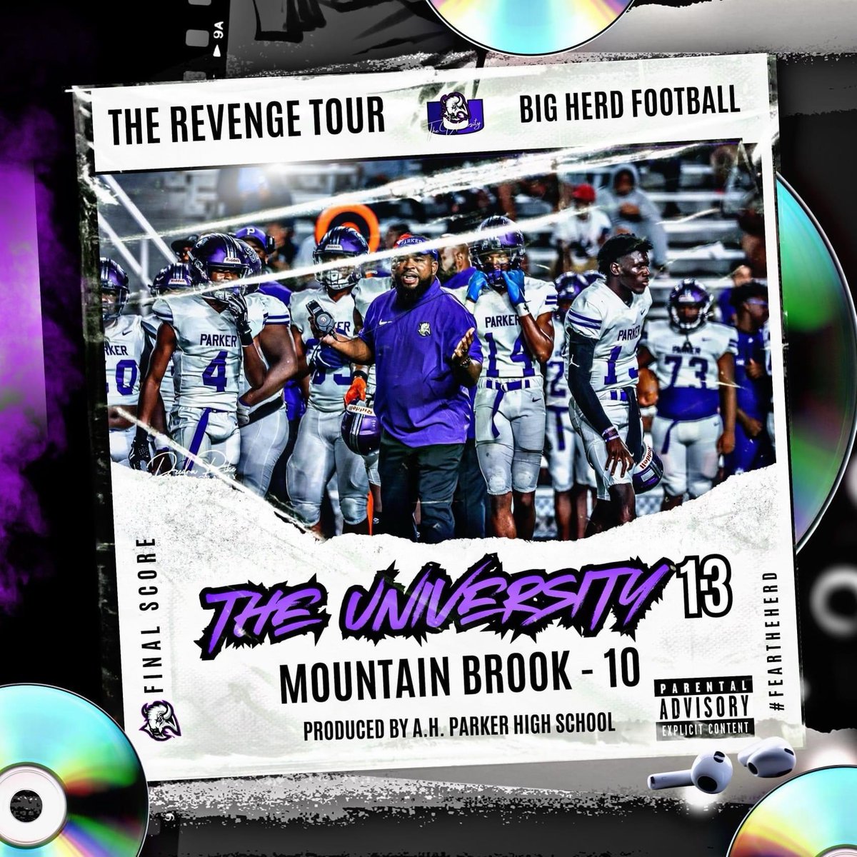 For the first time since 2014. We have won the region. Great team win last night #FearTheHerd