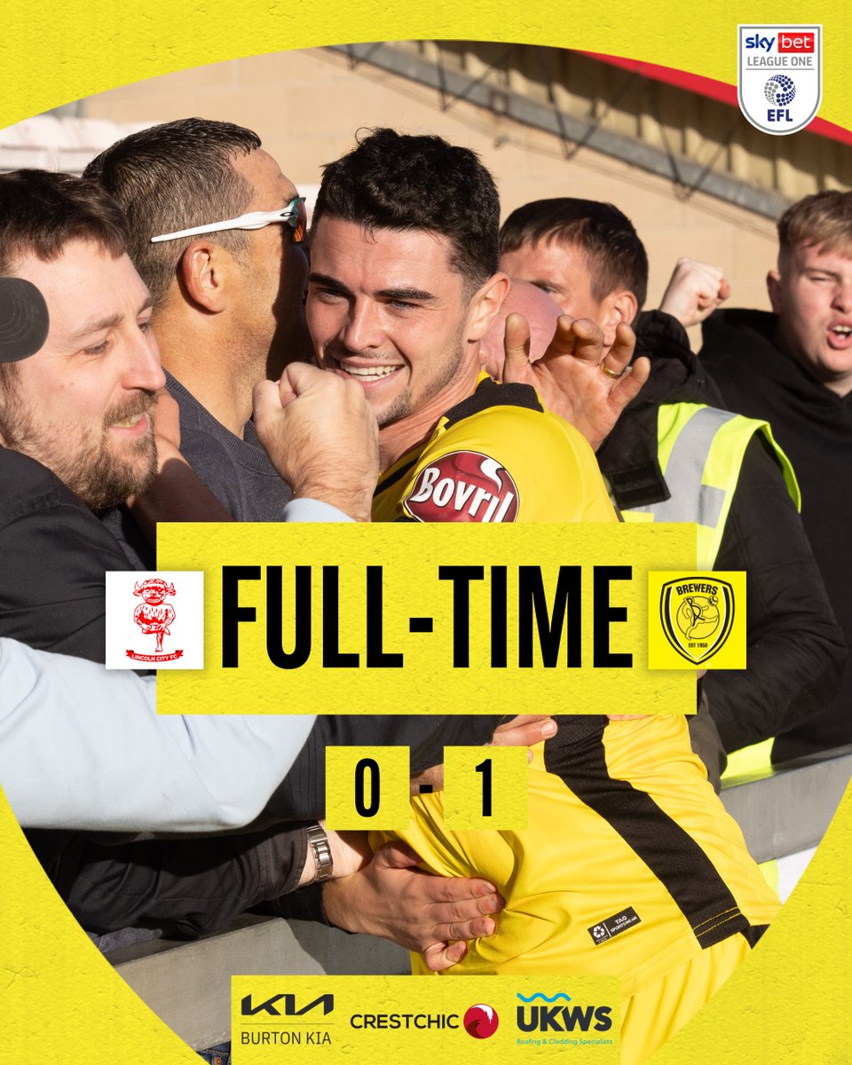burtonalbionfc's tweet photo. ⏰ FULL-TIME

It's seven unbeaten for the #Brewers after a gritty away performance 👊

#BAFC https://t.co/lbn363rTpd